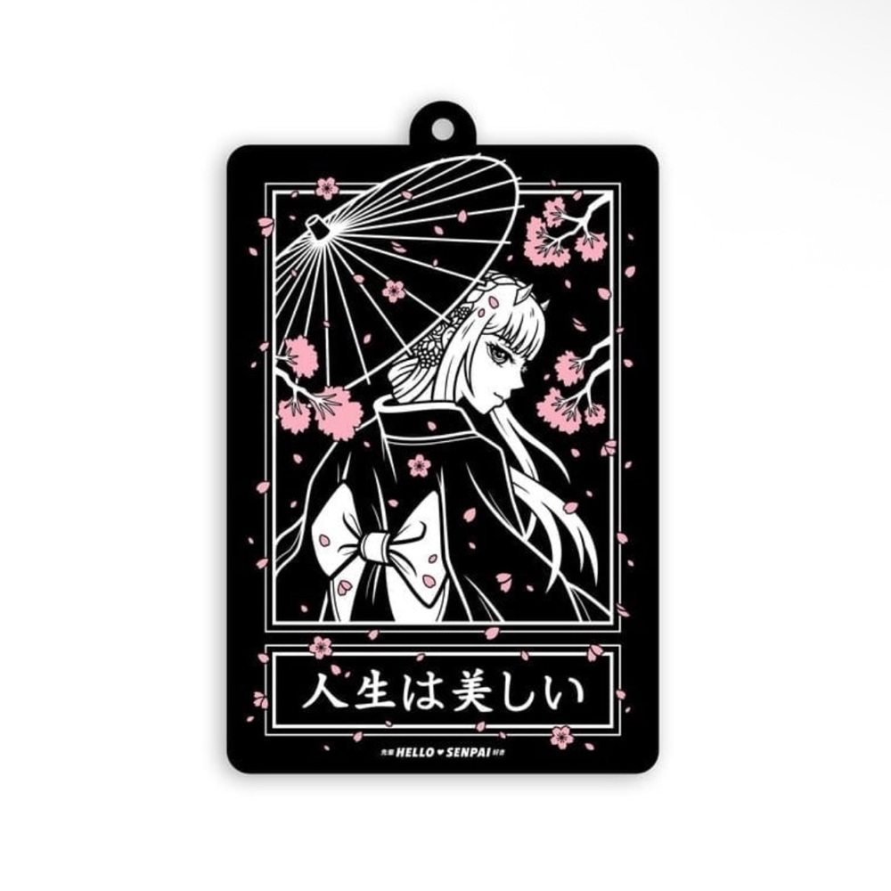 Kawaii JDM Car Air Freshener (Black Ice scent)